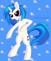 Size: 3293x3912 | Tagged: safe, artist:cattstaycool, dj pon-3, vinyl scratch, pony, unicorn, g4, female, high res, mare, solo