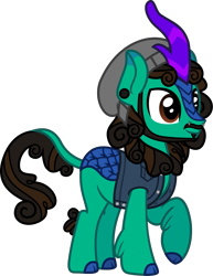 Size: 1152x1490 | Tagged: safe, alternate version, artist:lightningbolt, derpibooru exclusive, kirin, g4, .svg available, beanie, button-up shirt, clothes, cloven hooves, ear piercing, facial hair, gauges, gym class heroes, hat, horn, leonine tail, male, nose piercing, piercing, ponified, raised hoof, scales, septum piercing, shirt, show accurate, simple background, smiling, solo, standing, svg, tail, transparent background, travis mccoy, vector
