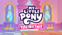 Size: 3072x1727 | Tagged: safe, screencap, g5, my little pony: tell your tale, scents of adventure, spoiler:g5, spoiler:my little pony: tell your tale, spoiler:tyts01e60, mane melody (location), my little pony logo, no pony