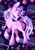 Size: 1448x2048 | Tagged: safe, artist:stacy_165cut, twilight, pony, unicorn, g1, 80s, eyes closed, female, mare, smiling, solo