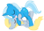 Size: 3076x2160 | Tagged: safe, derpy hooves, trixie, pegasus, pony, unicorn, g4, duo, female, high res, kissing, lesbian, mare, shipping, simple background, transparent background, tripy