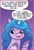 Size: 733x1076 | Tagged: safe, artist:kate sherron, idw, official comic, izzy moonbow, pony, unicorn, camp bighoof #2, g5, my little pony: camp bighoof, spoiler:comic, spoiler:g5comic, bracelet, dialogue, female, friendship bracelet, gradient background, jewelry, mare, positive ponies, solo, speech bubble, unshorn fetlocks