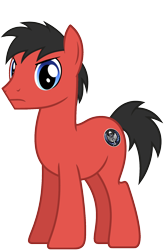 Size: 1280x1938 | Tagged: safe, artist:edy_january, oc, oc only, oc:john "red" mason, earth pony, pony, g4, angry birds, base used, call of duty, call of duty: modern warfare 2, male, military, military pony, ponified, reboot, red bird, reference, simple background, soldier, soldier pony, solo, special forces, stallion, stallion oc, task forces 141, transparent background, united states, vector