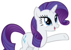 Size: 8460x5993 | Tagged: safe, artist:andoanimalia, rarity, pony, unicorn, canterlot boutique, g4, female, happy, hoof in air, mare, simple background, solo, transparent background, vector