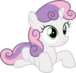Size: 3114x3000 | Tagged: safe, artist:cloudy glow, sweetie belle, pony, unicorn, g4, the last crusade, .ai available, female, filly, foal, high res, simple background, solo, transparent background, vector