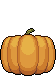 Size: 56x76 | Tagged: safe, artist:dialliyon, oc, oc only, oc:anguis flake, lamia, original species, animated, cute, gif, loop, perfect loop, pixel art, pumpkin, simple background, solo, transparent background