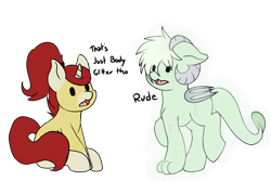 Size: 3000x2000 | Tagged: safe, artist:noxi1_48, oc, oc only, oc:treble pen, pony, sphinx, unicorn, daily dose of friends, bat wings, duo, female, high res, mare, open mouth, simple background, sitting, transparent background, wings