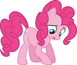 Size: 3552x3000 | Tagged: safe, artist:cloudy glow, pinkie pie, earth pony, pony, 28 pranks later, g4, female, high res, mare, simple background, solo, transparent background, vector