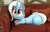 Size: 1920x1246 | Tagged: safe, artist:xppp1n, trixie, pony, unicorn, g4, 3d, blender, couch, cute, cycles render, diatrixes, female, lying down, mare, ponified animal photo, solo