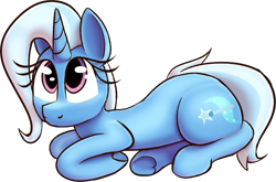 Size: 1330x879 | Tagged: safe, artist:xppp1n, trixie, pony, unicorn, g4, female, lying down, mare, simple background, solo, transparent background, underhoof