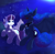 Size: 2166x2115 | Tagged: safe, artist:gosha305, princess luna, rarity, alicorn, bat pony, bat pony alicorn, pony, g4, bat ponified, bat wings, chest fluff, cloud, cute, duo, ear fluff, ethereal mane, fangs, female, fluffy, full body, galaxy mane, high res, horn, lesbian, looking at someone, lunabetes, mare, moonlight, night, night sky, open mouth, race swap, raribat, ship:rariluna, shipping, sky, sky background, slit pupils, smiling, spread wings, stars, wings