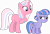 Size: 11485x7812 | Tagged: safe, artist:starryshineviolet, clear sky, wind sprint, pegasus, pony, unicorn, common ground, g4, absurd resolution, clearbetes, cute, duo, duo female, female, filly, foal, looking at each other, looking at someone, mare, mother and child, mother and daughter, raised hoof, simple background, smiling, smiling at each other, sprintabetes, transparent background, vector