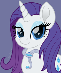 Size: 1339x1600 | Tagged: safe, artist:cloudy glow, rarity, pony, unicorn, g4, cute, female, raribetes, snake necklace, solo