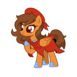 Size: 2362x2362 | Tagged: safe, artist:suran, oc, oc only, oc:suran, pegasus, pony, 2024 community collab, derpibooru community collaboration, brown hair, brown mane, brown tail, clothes, female, hat, high res, hoof shoes, mare, robe, simple background, solo, tail, transparent background, wings