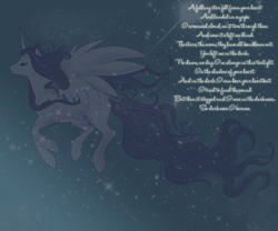 Size: 1200x1000 | Tagged: safe, artist:mrsred, oc, oc only, alicorn, pony, cosmic love, florence and the machine, flying, solo, stars
