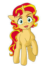 Size: 828x1227 | Tagged: safe, artist:jeremy3, sunset shimmer, pony, unicorn, comic:everfree my friend, g4, simple background, solo, transparent background