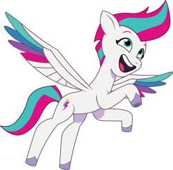 Size: 1224x1204 | Tagged: safe, artist:prixy05, zipp storm, pegasus, pony, g5, my little pony: tell your tale, female, flying, mare, simple background, solo, spread wings, transparent background, vector, wings