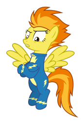 Size: 4000x6000 | Tagged: safe, artist:gypsykumquat, spitfire, pegasus, pony, g4, wonderbolts academy, .svg available, absurd resolution, clothes, crossed hooves, female, flying, inkscape, mare, show accurate, simple background, solo, svg, transparent background, uniform, vector, wonderbolts, wonderbolts uniform