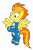 Size: 4000x6000 | Tagged: safe, artist:gypsykumquat, spitfire, pegasus, pony, g4, my little pony: friendship is magic, wonderbolts academy, .svg available, absurd resolution, clothes, crossed hooves, female, flying, inkscape, mare, show accurate, simple background, solo, svg, transparent background, uniform, vector, wonderbolts, wonderbolts uniform