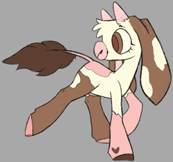 Size: 1725x1615 | Tagged: safe, artist:soxoncats, oc, oc only, pony, female, floppy ears, gray background, horns, pony oc, simple background, solo