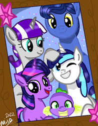Size: 470x600 | Tagged: source needed, safe, artist:milochanz!, shining armor, spike, twilight sparkle, twilight velvet, dragon, pony, unicorn, g4, baby, baby dragon, baby spike, brother and sister, brothers, colt, colt shining armor, father and child, father and daughter, father and son, female, filly, filly twilight sparkle, foal, husband and wife, male, mare, mother and child, mother and daughter, mother and son, photo, siblings, spike's family, stallion, younger