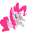 Size: 500x479 | Tagged: safe, artist:johhnytostado, pinkie pie, earth pony, pony, g4, disembodied hand, elastic, gomu gomu no mi, hand, simple background, solo, uncanny valley, white background