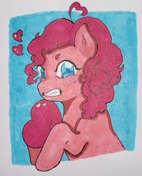 Size: 1256x1548 | Tagged: safe, artist:manditadraws, pinkie pie, earth pony, pony, g4, female, solo, traditional art