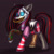 Size: 894x894 | Tagged: safe, artist:erinh18, oc, oc:candymare, candy pony, food pony, original species, pony, undead, zombie, zombie pony, fanfic:something sweet to bite, creepypasta