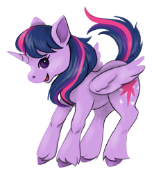 Size: 1081x1220 | Tagged: safe, artist:sainthorse, twilight sparkle, alicorn, pony, g4, simple background, smiling, solo, transparent background, twilight sparkle (alicorn), unshorn fetlocks