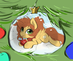 Size: 3600x3000 | Tagged: safe, artist:kristina, derpibooru exclusive, oc, oc only, pegasus, pony, g4.5, g5, my little pony: pony life, spoiler:g5, ornament, solo, tree