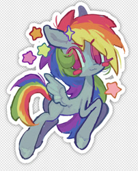 Size: 841x1040 | Tagged: safe, artist:dddddaxie998839, rainbow dash, pegasus, pony, g4, checkered background, solo, stars