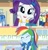 Size: 875x913 | Tagged: safe, edit, edited screencap, editor:questphillips, screencap, rainbow dash, rarity, dashing through the mall, equestria girls, equestria girls specials, g4, my little pony equestria girls: better together, my little pony equestria girls: friendship games, my little pony equestria girls: holidays unwrapped, cute, dashabetes, female, lesbian, raribetes, ship:raridash, shipping, smiling