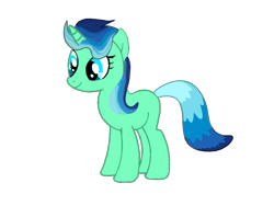 Size: 1440x1080 | Tagged: safe, artist:rinlong, oc, oc only, oc:rinlong, pony, unicorn, 2024 community collab, derpibooru community collaboration, female, horn, mare, no cutie marks because im lazy, simple background, solo, transparent background