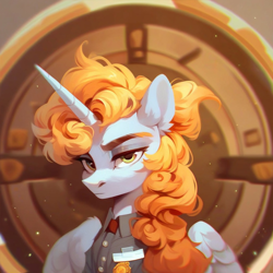 Size: 1024x1024 | Tagged: safe, ai assisted, ai content, artist:fire ray, oc, oc only, oc:fire ray, alicorn, pony, general, male, solar empire