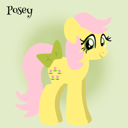 Size: 1400x1400 | Tagged: safe, artist:mlplary6, posey, earth pony, pony, g1, bow, female, looking at you, mare, smiling, smiling at you