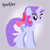 Size: 1400x1400 | Tagged: safe, artist:mlplary6, sparkler (g1), pony, unicorn, g1, bow, female, looking at you, mare, smiling, smiling at you