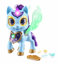 Size: 3747x4097 | Tagged: safe, pony, bootleg, myla's sparkling friends, riley saphir (myla's sparkling friends), simple background, solo, toy, vtech, white background