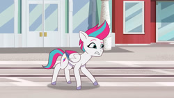 Size: 3072x1727 | Tagged: safe, screencap, zipp storm, pegasus, pony, g5, icy prints, my little pony: tell your tale, spoiler:g5, spoiler:my little pony: tell your tale, female, frown, mare, solo