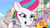 Size: 3072x1727 | Tagged: safe, screencap, cherry prancer, zipp storm, earth pony, pegasus, pony, g5, icy prints, my little pony: tell your tale, spoiler:g5, spoiler:my little pony: tell your tale, spoiler:tyts02e01, :o, day, eyebrows, female, male, mare, maretime bay, open mouth, outdoors, raised eyebrow, stallion