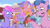 Size: 3072x1727 | Tagged: safe, screencap, cherry prancer, kazoo (g5), nightracer, sugarpuff lilac, sunny styles, earth pony, pegasus, pony, unicorn, g5, icy prints, my little pony: tell your tale, spoiler:g5, spoiler:my little pony: tell your tale, cellphone, colt, day, eyebrows, female, flying, foal, frown, male, mare, maretime bay, open mouth, outdoors, phone, raised eyebrow, smartphone, spread wings, stallion, sweat, sweatdrop, wings