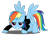 Size: 1030x776 | Tagged: safe, artist:iamaveryrealperson, edit, vector edit, rainbow dash, pegasus, pony, g4, 2021, action pose, clothes, confident, female, grin, jacket, leather, leather jacket, looking at someone, looking at you, mare, ms paint, shadow, simple background, smiling, solo, spread wings, transparent background, vector, wings