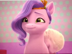 Size: 2209x1669 | Tagged: safe, screencap, pipp petals, pegasus, pony, g5, mane smelody, my little pony: make your mark, my little pony: make your mark chapter 5, spoiler:g5, spoiler:my little pony: make your mark, spoiler:my little pony: make your mark chapter 5, spoiler:mymc05e05, adorapipp, cute, female, mare, photo, picture of a screen, solo