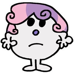 Size: 731x710 | Tagged: safe, artist:starsongandprincessskyla2006, edit, sweetie belle, g4, crossover, female, frown, little miss, little miss magical, little miss-ified, mr. men, mr. men and little miss, mr. men-ified, simple background, solo, sweetie belle is not amused, unamused, white background