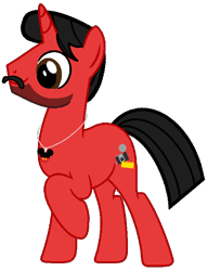 Size: 542x705 | Tagged: safe, artist:mickey1909, oc, oc only, oc:mickey motion, pony, unicorn, g4, male, simple background, solo, transparent background
