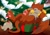 Size: 1100x778 | Tagged: safe, artist:arctic-fox, oc, oc only, oc:peregrine, griffon, christmas, christmas tree, griffon in a box, griffon oc, holiday, present, solo, tree