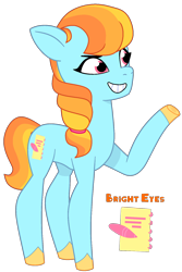 Size: 1146x1718 | Tagged: safe, artist:hate-love12, bright eyes, earth pony, pony, g1, g5, my little pony tales, my little pony: tell your tale, base used, concave belly, female, g1 to g5, generation leap, hooves, simple background, slender, solo, thin, transparent background
