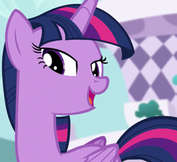 Size: 788x720 | Tagged: safe, screencap, twilight sparkle, alicorn, pony, amending fences, g4, my little pony: friendship is magic, season 5, cropped, female, lidded eyes, mare, open mouth, solo, twilight sparkle (alicorn)