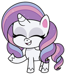 Size: 462x540 | Tagged: safe, artist:luckydog416, edit, edited screencap, screencap, potion nova, pony, unicorn, all that jitters, g4, g4.5, my little pony: pony life, background removed, eyes closed, simple background, solo, transparent background
