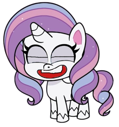 Size: 483x517 | Tagged: safe, artist:luckydog416, edit, edited screencap, screencap, potion nova, pony, unicorn, g4.5, my little pony: pony life, 1000 hours in ms paint, background removed, eyes closed, female, mare, simple background, solo, transparent background