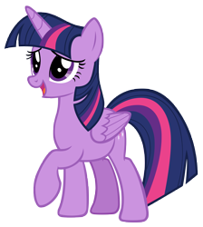 Size: 8933x9975 | Tagged: safe, artist:andoanimalia, twilight sparkle, alicorn, pony, g4, the cutie map, absurd resolution, female, mare, raised hoof, simple background, solo, transparent background, twilight sparkle (alicorn), vector